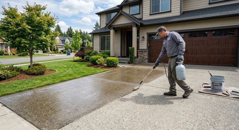 Paver Driveway Sealing in Puyallup, WA